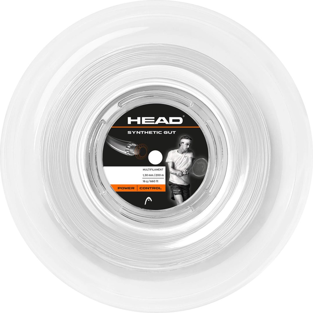 REEL HEAD SYNTHETIC GUT WH 1.30